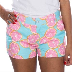 Lauren James NWT Main Squeeze poplin shorts M